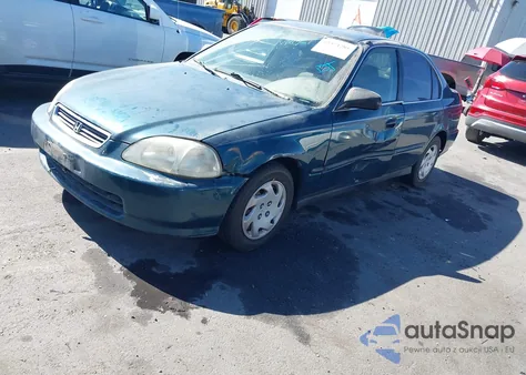 1997 Honda Civic Lx z USA, uszkodzony, nr VIN 1HGEJ6673VL024682